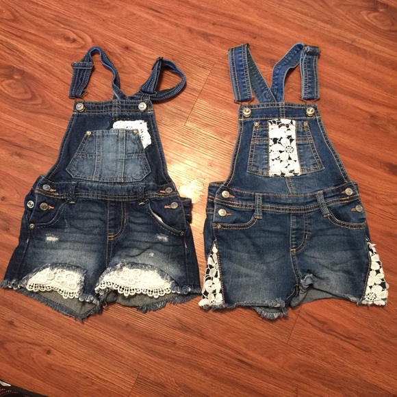 Jordache Other - 🌸2 Pairs Girls Overall Shorts🌸